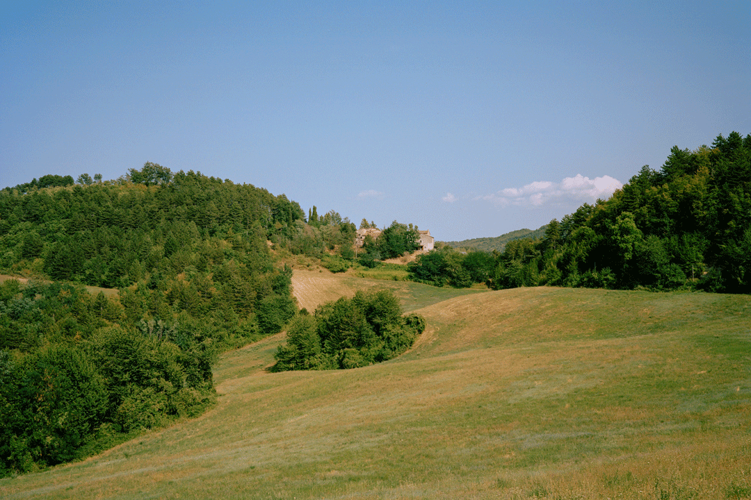 Ca' de Monti, vista dal sentiero, Riccardo Fantoni Montana, Agosto 2021